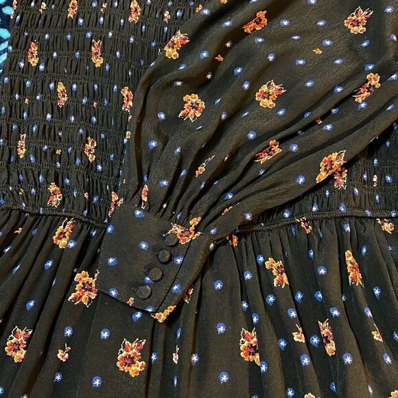 Free People Two Faces Print Mini Dress, Women’s Size XS, Ribbed, Lined - Picture 6 of 10